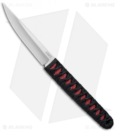 CRKT Burnley Obake Fixed Blade Knife Red (3.64" Satin) 2367RS 1 CRKT Burnley Obake Fixed Blade Knife Red (3.64" Satin) 2367RS