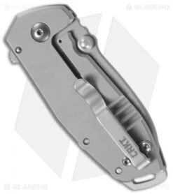 CRKT Burnley Squid Flipper Assisted Opening Knife Silver (2.4" Bead Blast) -Blade HQ CRKT Burnley Squid FL Assisted SW 2492 BHQ 119330 jr side