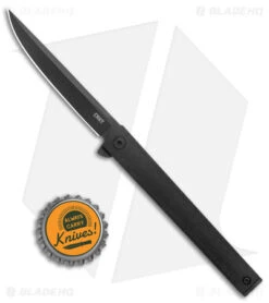 CRKT CEO Exclusive Flipper Liner Lock Knife Blackout GRN (3.25" Black D2) -Blade HQ CRKT CEO Exclusive Flipper LL Blackout GRN Black D2 BHQ 121113 jr bottlecap