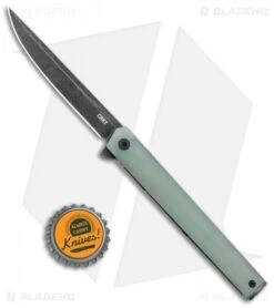 CRKT CEO Exclusive Flipper Liner Lock Knife Natural G-10 (3.25" Smokewash) -Blade HQ CRKT CEO Flipper LL Natural G 10 Black SW D2 BHQ 121122 jr bottlecap