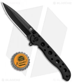 CRKT Carson M16-01K EDC Spear Point Liner Lock Knife (3" Black) -Blade HQ CRKT Carson M16 01K EDC SP LL Black BHQ 87733 jr bottlecap
