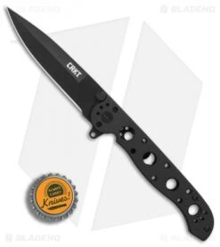 CRKT Carson M16-03KS Frame Lock Flipper Knife (3.55" Black) -Blade HQ CRKT Carson M16 03KS black BHQ 76689 er bottlecap