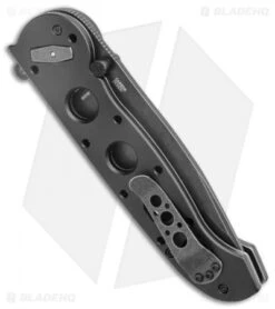 CRKT Carson M16-04DB Tanto Dead Bolt Lock Flipper Knife (3.89" Black SW) 6 CRKT Carson M16-04DB Tanto Dead Bolt Lock Flipper Knife (3.89" Black SW) -Blade HQ CRKT Carson M16 04DB Tanto Dead Lock Black Flipper Black SW BHQ 138943 jr side