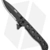 CRKT Carson M16-13ZLEK E.R. Spear Point Flipper Knife Zytel (3.375" Black Serr)