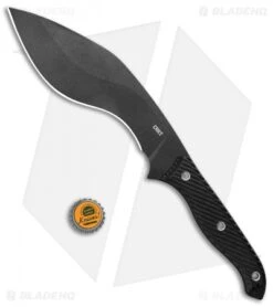 CRKT Clever Girl Kukri Fixed Blade Knife Black G-10 (7.75" Black) -Blade HQ CRKT Clever Girl Kukri Fixed Blade Black BHQ 138972 jr bottlecap