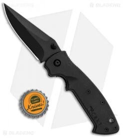 CRKT Crawford Kasper Liner Lock Knife Black Zytel (3.1" Black) 6772K -Blade HQ CRKT Crawford Kasper LL Black Zytel Black 6772K BHQ 87013 jr bottlecap