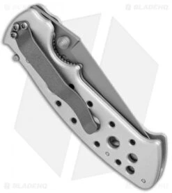 CRKT Crawford Kasper Professional Liner Lock Knife Silver (3" Gray) 7772 6 CRKT Crawford Kasper Professional Liner Lock Knife Silver (3" Gray) 7772 -Blade HQ CRKT Crawford Kasper Professional LL Silver Gray 7772 BHQ 76580 jr side