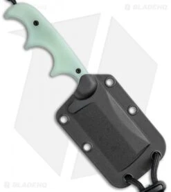 CRKT Folts Minimalist Cleaver Neck Knife Natural G-10 (2.1" Black Smokewash D2) -Blade HQ CRKT Folts Minimalist Cleaver Neck Knife Natural G 10 Black SW BHQ 119272 jr sheath