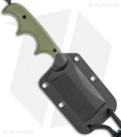 CRKT Folts Desert Warrior Minimalist Cleaver Neck Knife (2.1" Copper D2) -Blade HQ CRKT Folts Minimalist Cleaver Neck Knife OD Green G 10 Copper BHQ 114000 jr sheath