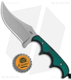 CRKT Folts Minimalist Persian Neck Knife Green G-10 (2.1" Bead Blast) 2379 -Blade HQ CRKT Folts Minimalist Persian Neck Green G 10 BB 2379 BHQ 126213 jr bottlecap large