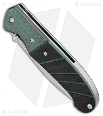 CRKT Ignitor Spring Assisted Knife Black & Green G10 (3.38" Satin) 6850 2 CRKT Ignitor Spring Assisted Knife Black & Green G10 (3.38" Satin) 6850 - Image 2