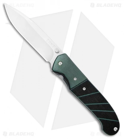 CRKT Ignitor Spring Assisted Knife Black & Green G10 (3.38" Satin) 6850 1 CRKT Ignitor Spring Assisted Knife Black & Green G10 (3.38" Satin) 6850