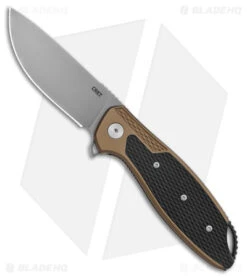 CRKT Ken Onion Jake Liner Lock Knife Bronze Aluminum (3.32" Bead Blast)