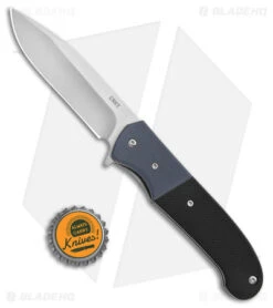 CRKT Ken Steigerwalt Ignitor Spring Assisted Knife Two Tone G10 (3.48") -Blade HQ CRKT Ken Steigerwalt Ignitor SA TT G 10 SAtin BHQ 178668 jr bottlecap