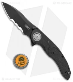 CRKT Linchpin Deadbolt Lock Knife Black G-10 (3.9" Black) 5406K -Blade HQ CRKT Linchpin Deadbolt Lock Black G 10 Black 5406K BHQ 103623 jr bottlecap