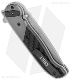 CRKT M40-02 Deadbolt Lock Knife Aluminum/GRN (3" Bead Blast) -Blade HQ CRKT M40 02 Deadbolt Lock Aluminum GRN BB BHQ 103617 jr side