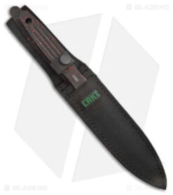 CRKT Onion Throwing Knives 3-Piece Set Black (6.25" Black/Red) -Blade HQ CRKT Onion Throwing Knives 3 Piece Set Black BHQ 178672 jr sheath