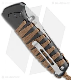 CRKT Parascale Deadbolt Lock Knife Cord Wrap (3.19" Satin) 6235 -Blade HQ CRKT Parascale Deadbolt Lock Cord Wrap Satin BHQ 103631 jr side