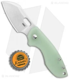 CRKT Pilar Frame Lock Knife Natural G-10 BHQ Exclusive (2.4" Stonewash D2) -Blade HQ CRKT Pilar FL Natural G 10 SW BHQ 113632 jr bottlecap