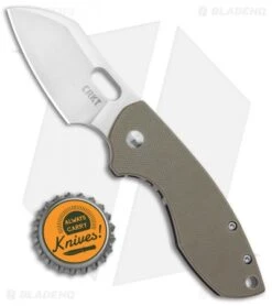 CRKT Pilar Frame Lock Knife Tan G-10 (2.4" Satin D2) -Blade HQ CRKT Pilar FL OD Tan G 10 Satin 5311D2T BHQ 93243 jr bottlecap
