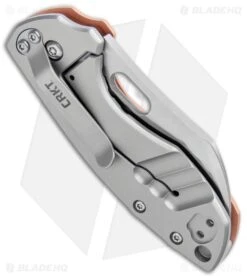 CRKT Pilar Frame Lock Knife Stainless Steel/Copper (2.4" Satin) 5311CU -Blade HQ CRKT Pilar FL SS Copper Satin 5311CU BHQ 103633 jr side 2 large