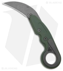 CRKT Provoke Kinematic Morphing Karambit Knife Green Grivory (2.4" SW) 4041GR