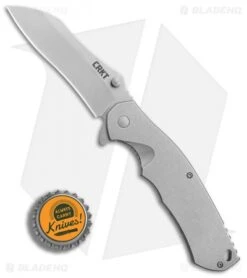 CRKT Rasp Frame Lock Flipper Knife Stainless Steel (3.67" Stonewash) 2081 7 CRKT Rasp Frame Lock Flipper Knife Stainless Steel (3.67" Stonewash) 2081 -Blade HQ CRKT Rasp Stainless steel sw BHQ 76686 er bottlecap