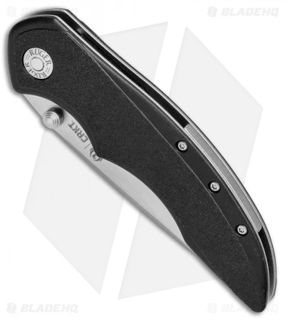 CRKT Ruger Knives High-Brass Spring Assisted Knife Black (3.19" Satin) R2601 2 CRKT Ruger Knives High-Brass Spring Assisted Knife Black (3.19" Satin) R2601 - Image 2