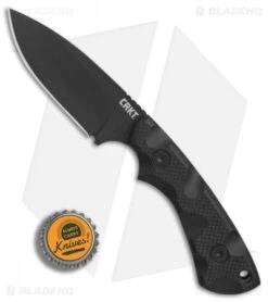 CRKT Siwi Drop Point Fixed Blade Knife Black G-10 (3.34" Black) 2082 -Blade HQ CRKT Siwi Drop Point black G10 black BHQ 76693 er bottlecap