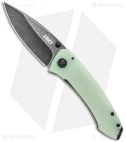 CRKT Tuna Frame Lock Blade HQ Exclusive Knife Natural G-10 (3.25" Smokewash D2)