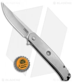 CRKT Vizzle Frame Lock Knife Stainless Steel (3.35" Satin) 5320 -Blade HQ CRKT Vizzle SS 5320 BHQ 51849 jr bottlecap 2