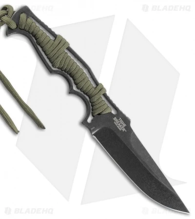 CRKT Tighe Breaker Fixed Blade Knife Green Paracord (4.25" Black Stonewash)1110 2 CRKT Tighe Breaker Fixed Blade Knife Green Paracord (4.25" Black Stonewash)1110 - Image 2