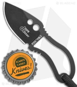 CRKT Doug Ritter RSK Mk5 Survival Fixed Blade Knife (1.8" Black) DRMK5K -Blade HQ Doug Ritter RSK MK5 Black BHQ 121203 jr bottlecap large