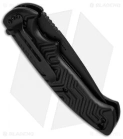 CRKT Acquisition Liner Lock Flipper Knife Black GRN (3.4" Black) 2037 -Blade HQ ckrt acquisition 2037 cm side