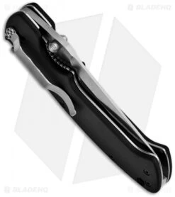 CRKT Crawford Kasper Liner Lock Knife (3.75" Satin Serr) 6783SZ -Blade HQ crkt 6783sz black folder serr crawford kasper side