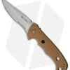 CRKT Hammond Cruiser Liner Lock Knife Tan (3.75" Bead Blast Serr) 7914DI