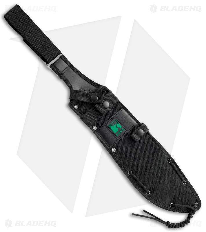 CRKT Onion ChanceInHell Machete Fixed Blade Knife (12" Black) K910KKP 2 CRKT Onion ChanceInHell Machete Fixed Blade Knife (12" Black) K910KKP - Image 2