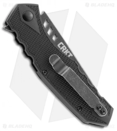 CRKT Ruger Knives Follow-Through Flipper Knife (3.75" Black SW Serr) R1705K 2 CRKT Ruger Knives Follow-Through Flipper Knife (3.75" Black SW Serr) R1705K - Image 2