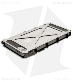 CRKT INoxCase Stainless Steel IPhone 5 Case 360Â° Cover INOX5SX -Blade HQ inox inoxcase iphone5 stainless steel satin 360 inox5sx back
