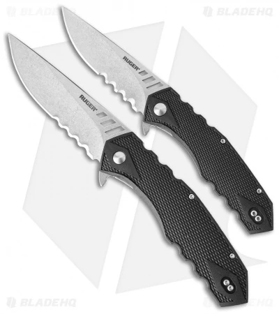 CRKT Ruger Knives Follow-Through Compact Flipper Knife (3.25" SW Serr) R1704 4 CRKT Ruger Knives Follow-Through Compact Flipper Knife (3.25" SW Serr) R1704 - Image 4